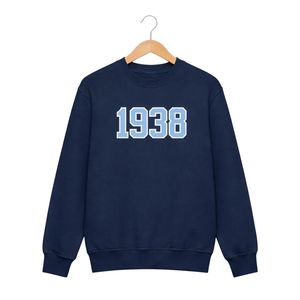 เสื้อสเวตเชิ้ตคอกลมแขนยาวสำหรับเด็ก รุ่น Custom Kids 1938 ผ้าฟลีซปักลายปี ดีไซน์สบายๆ เหมาะสำหรับเด็กผู้ชาย - Product Image 1