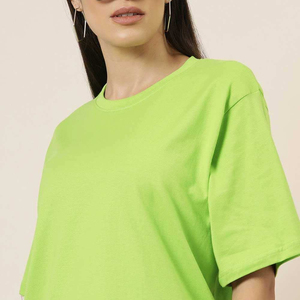 T-shirts décontractés pour femmes à prix abordable, vêtements d'été, t-shirts pour femmes les plus vendus, service OEM avec logo personnalisé - Product Image 4