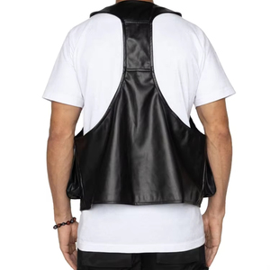 Chaleco de Motocicleta de Cuero para Hombre, Invierno, Servicio OEM Personalizado al por Mayor, Ecológico, Transpirable, de Secado Rápido, Totalmente Personalizable - Product Image 4