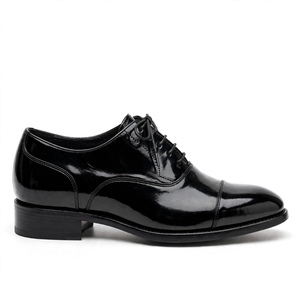 Zapatos Oxford de Vestir para Hombre, de Cuero Charol, con Cordones, Punta Cerrada, Color Sólido, para Oficina y Carrera Profesional, para Todas las Temporadas, de BD - Product Image 5