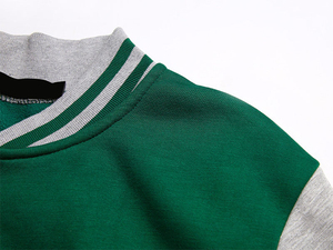 Veste varsity homme à prix ajustable, anti-plis, qualité supérieure, légère, entièrement personnalisable. - Product Image 5