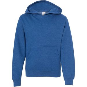 2025 Sudadera con capucha de invierno Youth Midweight Royal Heather XS Tamaño con bordado 3D Lavado con ácido - Product Image 3