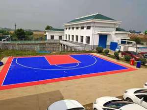 TPE Court Floor Material Interlocking Basketball Floor <b>Tile</b> - Product Image 5