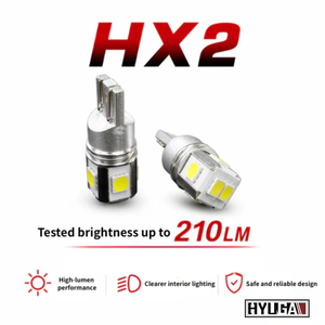 Ampoule LED HYUGA HX2 pour feux de recul, blanc, Canbus, 6SMD, puce 3030, 12V, éclairage intérieur, feux de stationnement, éclairage de courtoisie, éclairage du plancher - Product Image 3