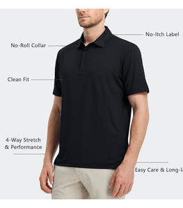 เสื้อยืดแขนสั้นผู้ชายคุณภาพสูง ขายส่ง ผลิตจากโพลีเอสเตอร์ 100% ระบายอากาศได้ดี ทรงหลวม ออกแบบได้ตามต้องการ มีไซส์พลัสไซส์ - Product Image 4