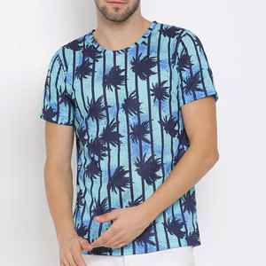 Nouveau design T-shirt 100 % coton à sublimation, logo imprimé personnalisé, coupe ample, haute qualité, respirant, séchage rapide, col rond, uni, manches courtes - Product Image 1