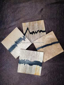 Posavasos Redondos de Madera de Estilo Europeo Clásico y Moderno, Diseño Elegante, Accesorios de Decoración para el Hogar, Bar y Mesa - Product Image 6