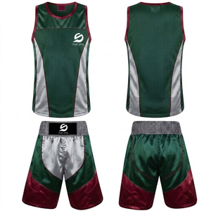 Ensemble d'uniformes de boxe de haute qualité, service OEM/ODM, séchage rapide, extensible, léger, pour adultes - Product Image 1
