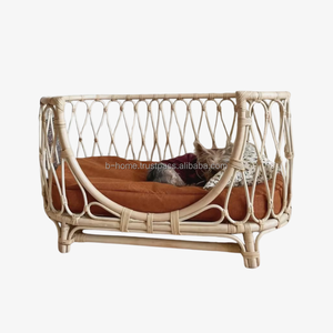 <span class=keywords><strong>IGLOO</strong></span> trong nhà con chó nhà Mèo giường, đa năng giường vật nuôi, Claw-proof, có thể giặt & thay thế bao phủ đệm thủ công mỹ nghệ mây - Product Image 3