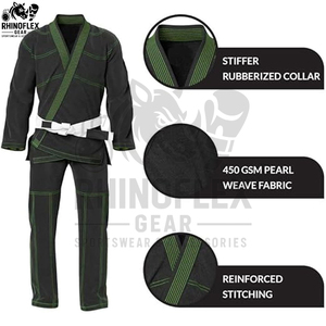 New Oem Manufacturer Martial Art Wear 100 % Cotton Jiu Jitsu Uniform In Wholesale Price Light Weight Jiu Jitsu Uniform - Product Image 5