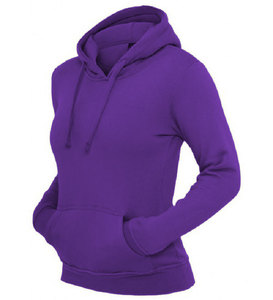 Sudadera con Capucha Ligera para Mujer, Diseño a Cuadros, Ecológica, 100% Algodón, Forro de Felpa, Logotipo Bordado en la Parte Delantera, Secado Rápido, Estilo Urbano - Product Image 3