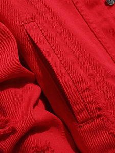 Chaqueta de Mezclilla Personalizada para Hombre con el Último Diseño, Mezclilla de Alta Calidad a Precio de Mayoreo con Color Personalizado - Product Image 5