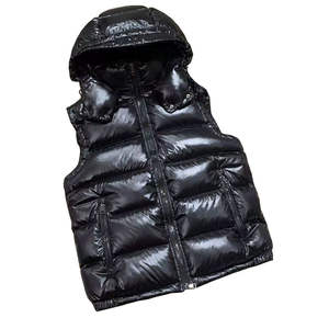 Veste matelassée unisexe en nylon personnalisée, rembourrage chaud pour l'hiver, épaisse, longue, fine, imperméable, pour homme - Product Image 4