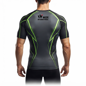 Débardeur Athlétique Homme à Manches Longues Respirant Séchage Rapide UPF50+ Écologique Anti-Bactérien en Tissu Spandex/Polyester - Product Image 2