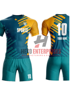 เสื้อทีมฟุตบอลแบบกำหนดเอง ชุดฟุตบอลระบายอากาศ เสื้อยืดฟุตบอล ชุดฟุตบอล เสื้อเจอร์ซีย์ฟุตบอล - Product Image 3