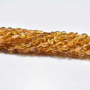 Natural Yellow Citrine Faceted Nugget Shape Gemstone Beads 4x5-5x7mm Loose Citrine Beads Strand Genuine Citrine <b>Stone</b> Beads Bulk - Product Image 6