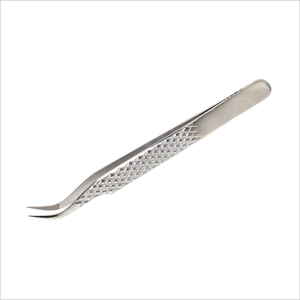 Pinzas Profesionales Duraderas para Pestañas de Acero Inoxidable, Diseño Personalizable OEM, Clip con Punta Dentada Blanca Impresa, Precisión - Product Image 5