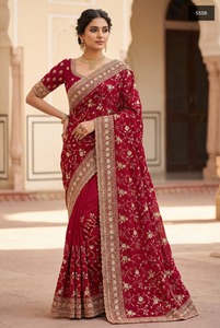 Conjunto de Salwar Kameez Bordado Indio-Pakistaní para Mujer, Corte Regular, Vestido para Fiesta o Boda - Product Image 3