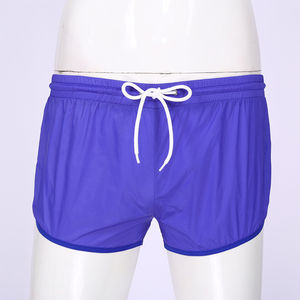 Shorts en mesh pour hommes, style tendance, vêtements de sport pour hommes, shorts en mesh de couleur unie pour hommes, à prix raisonnable - Product Image 3