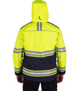 Overol de Trabajo de Seguridad para Hombre, de Alta Visibilidad, Reflectante, Manga Larga, Secado Rápido, Algodón con Certificación Oeko-Tex - Product Image 4