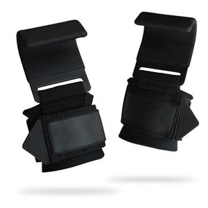 Ganchos Ajustables de Neopreno Acolchado para Levantamiento de Pesas, Entrenamiento en Gimnasio, Diseño de Logotipo y Color Personalizados, Opción OEM/ODM - Product Image 3