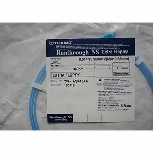 Guía de uso del cable guía Terumo Runthrough NS PTCA TW-AS418FA, grado industrial, OEM/ODM, cable guía coronario profesional para procedimientos de PCI - Product Image 1
