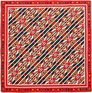 Pañuelo Bandana Étnico Personalizado al por Mayor de Fábrica, 55 cm, Cuadrado de Algodón, Doble Borde, Impresión Digital - Product Image 6