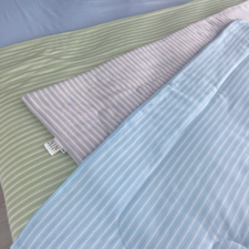 สุดเท่ผ้าห่มถักสีเทาสีฟ้าสำหรับนอนฤดูร้อนผ้าห่มสำหรับใช้ในบ้านที่นอนระบายอากาศได้อย่างเรียบเนียน - Product Image 4