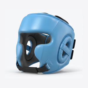Casco de Seguridad Profesional para Boxeo con Cuero Genuino y Goma, Protector de Cabeza Duradero para Entrenamiento de MMA, Casco Ligero de Goma - Product Image 1