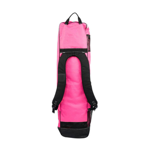 Sac de sport en microfibre violet avec poche zippée et poignée de transport - Product Image 4
