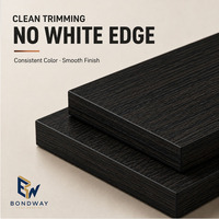 Fita de Borda PVC Autoadesiva com Acabamento Fosco Efeito Madeira 1x22mm Largura Personalizada 0.4-3mm para Painel de Armário Desmontado e Acabamento de Guarnição