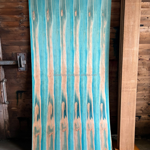 Contrachapado Decorativo IRODORITAI, Contrachapado Enchapado en Cedro Azul Cielo, Revestimiento de Uretano, Diseño Japonés a Rayas, para Dormitorio de Apartamento - Product Image 1