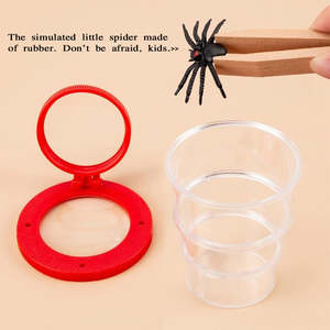 Wudly 15 pièces jeu de rôle de détective en bois pour enfants marqueurs de preuves outils dossier et chapeau noir accessoires - Product Image 3