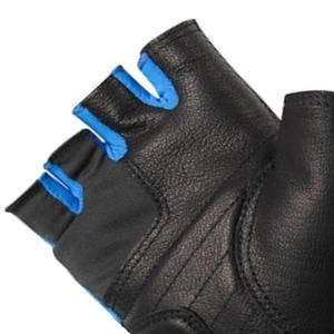 Gants de cyclisme d'été demi-doigts en maille rembourrés, respirants, antidérapants, absorbant les chocs, anti-UV, unisexe, avec fermeture auto-agrippante - Product Image 2
