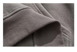 Sweat-shirt polaire à capuche pour homme, 100 % coton, imprimé, avec poches, style streetwear, anti-plis, respirant, vente en gros - Product Image 2