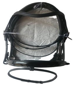 Equestrian English Saddle Bridle Italian Leather Anatomic Adjustable Reins for <b>Dressage</b> High Quality Customizable - Product Image 1