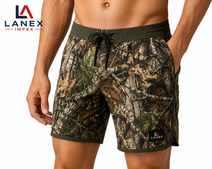 <b>Men</b> Woodland Camo Board Shorts Quick Dry Stretch Surf Swim <b>Trunks</b> Custom Logo Hunting Beach Shorts Lightweight Water Sports Swim - Product Image 1
