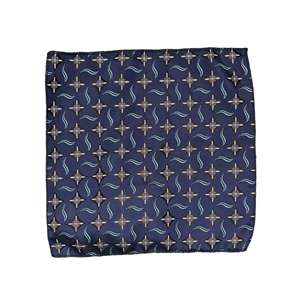 Blue Geometric Design <b>Bow</b> <b>Tie</b> <b>and</b> <b>Cravat</b> - Product Image 2