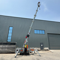 Grue araignée diesel CE EPA EURO 5, grue de levage portable, machine de levage sur chenilles de 3 tonnes