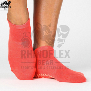 Wholesale High Quality Custom Non-slip Yoga Pilates Thick Ladies Crew Cotton Solid Terry <b>Grip</b> <b>Socks</b> - Product Image 4