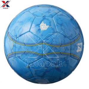 ลูกฟุตบอลคุณภาพสูง เป็นมิตรกับสิ่งแวดล้อม รับทำโลโก้แบรนด์ วัสดุยาง PVC หนัง PU ผลิตในปากีสถาน กันน้ำ โรงงาน OEM - Product Image 4