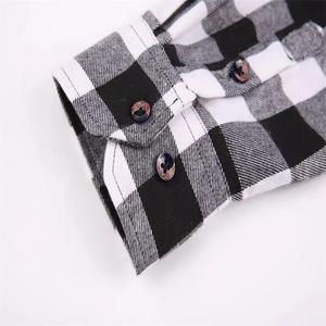 High Quality Men's <b>Flannel</b> Plaid Shirts Button Down Regular Fit Long Sleeve Casual Shirts in Multicolor Pure Cotton for Men - Product Image 6