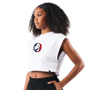 Camiseta Deportiva Corta sin Mangas para Mujer, Blanca, Tipo Boxer, de Algodón, para Gimnasio, Fitness, Entrenamiento, Ejercicio, Ropa Deportiva - Product Image 5