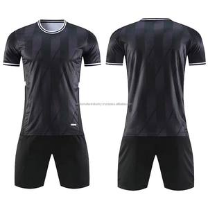 Nuevo diseño de alta calidad de poliéster uniforme de fútbol ropa deportiva transpirable de manga corta talla grande uniforme de fútbol al por mayor - Product Image 4