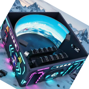 Cinéma VR d'intérieur avec sièges dynamiques à rail 4D/5D/7D/9D, structure métallique, écran incurvé 160°, théâtre de réalité virtuelle - Product Image 1