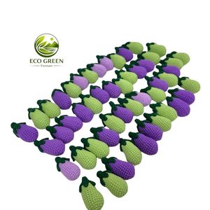 Llaveros de Ganchillo con Diseños Variados al por Mayor, Hechos a Mano con Algodón/Lana, Frutas y Animales Amigurumi, Calidad Premium, Tamaño Personalizado - Product Image 4