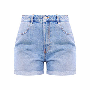 Premium Women <b>Denim</b> Shorts <b>Stretch</b> Cotton High Waist Jean Shorts Custom OEM ODM Clothing Supplier Wholesale Factory Women <b>Denim</b> - Product Image 1