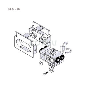 33X44mm Wide Body Metal Headrail for Venetian System Built-in Roller <b>Shades</b> Rope Plain Accessories Components Horizontal Pattern - Product Image 4
