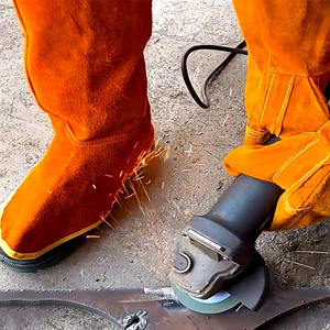 Custom Safety Shoes Welding Safety Boots Shoes Leather Boot Steel <b>Toe</b> Work Safety Shoes for Men - Product Image 6