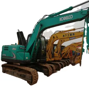 Orijinal japonya KOBELCO SK140LC kullanılmış ekskavatör hafriyat makineleri kullanılan inşaat iyi durumda kullanılan orijinal SK 140